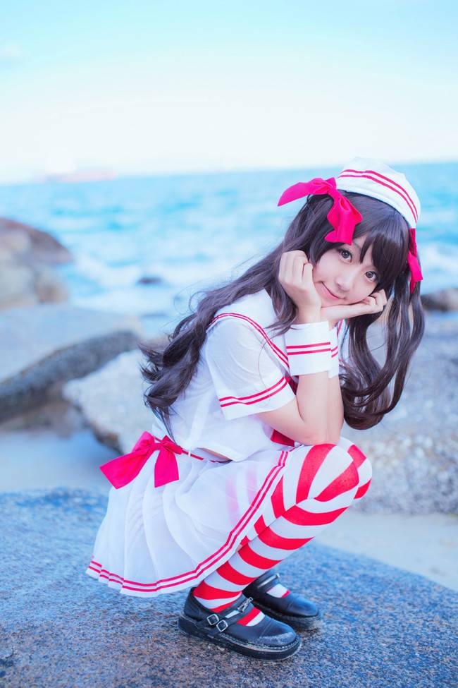Cosplay福利/偶像大师岛村卯月 萝莉腿控丝袜cosplay福利