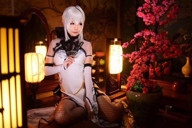 Cosplay福利/VOCALIOD 弱音ハク 金丝雀ver.