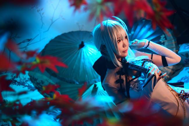 Cosplay福利/VOCALIOD 弱音ハク 金丝雀ver.