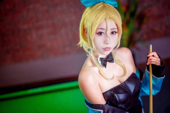 Cosplay福利/绚濑绘里 Cn:林妤LINYU 灰丝袜美腿