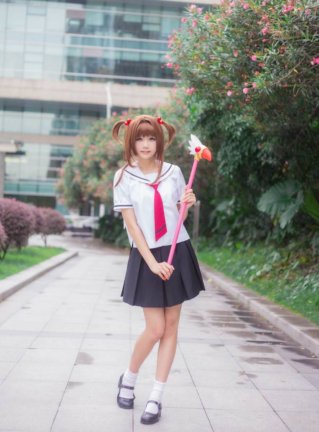Cosplay福利/【魔卡少女樱】木之本樱夏季Ver.校服