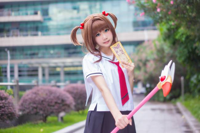 Cosplay福利/【魔卡少女樱】木之本樱夏季Ver.校服