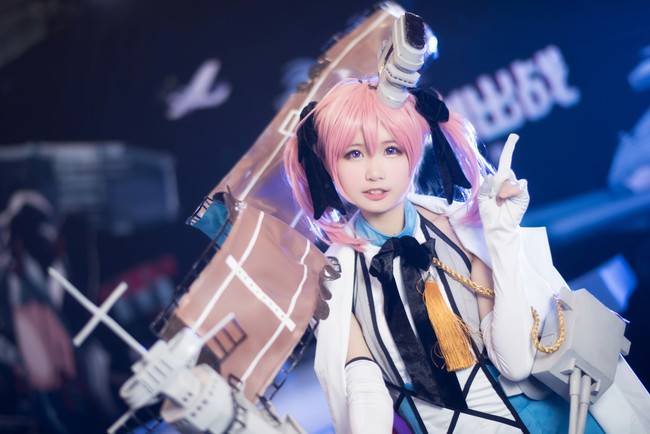 Cosplay福利/bilibiliworld 碧蓝航线-萨拉托加 cos 场照
