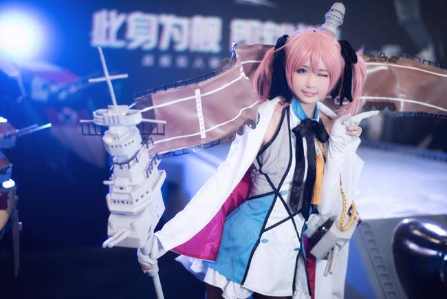 Cosplay福利/bilibiliworld 碧蓝航线-萨拉托加 cos 场照
