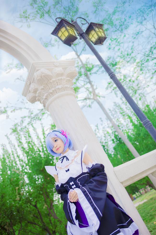 Cosplay福利/Re从零开始的异世界生活蕾姆拉姆女仆白丝cos福利