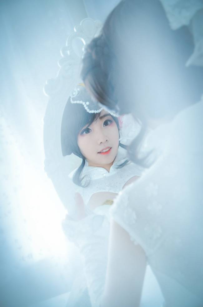 Cosplay福利/小乔纯白花嫁