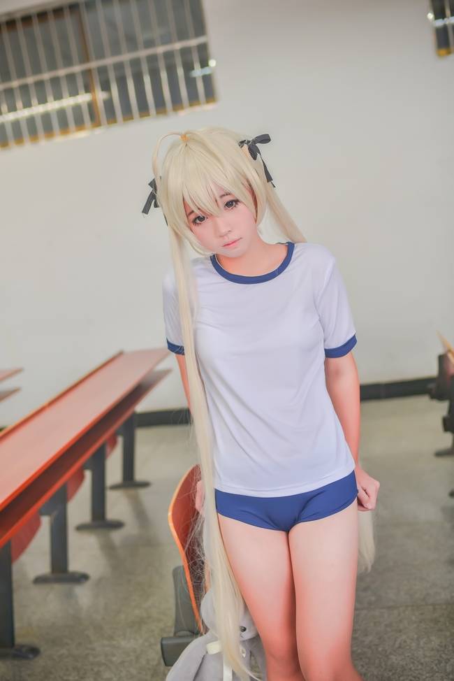 Cosplay福利/缘之空春日野穹 腿控cosplay美女萝莉福利 体操服