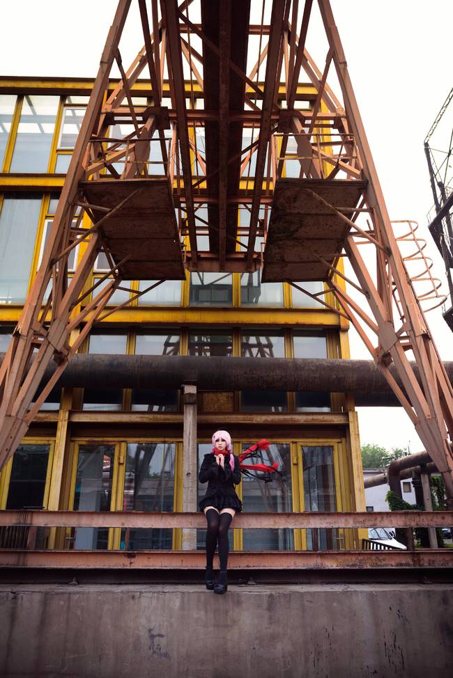 Cosplay福利/罪恶王冠Chelly性感美腿黑丝cosplay美女图片