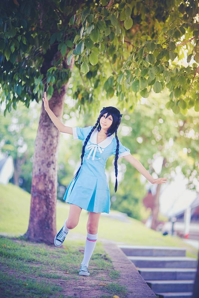Cosplay福利/K-ON! 中野梓清纯美女美腿cosplay福利