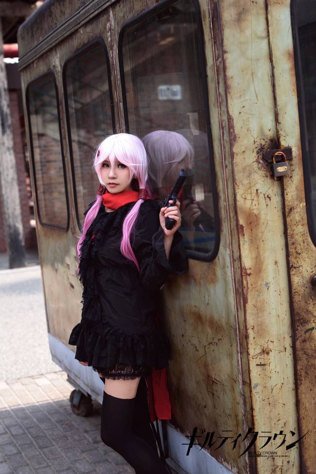 Cosplay福利/罪恶王冠Chelly性感美腿黑丝cosplay美女图片