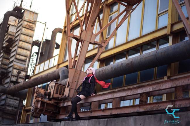 Cosplay福利/罪恶王冠Chelly性感美腿黑丝cosplay美女图片