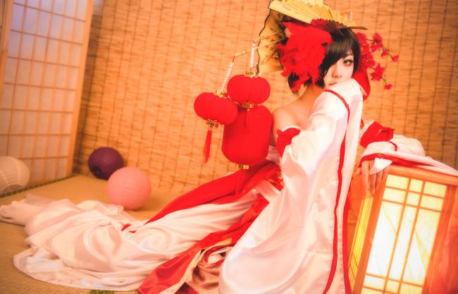 Cosplay福利/黑塔利亚本田菊古装美女私房cosplay福利图片