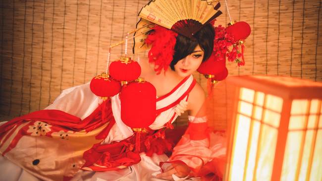 Cosplay福利/黑塔利亚本田菊古装美女私房cosplay福利图片