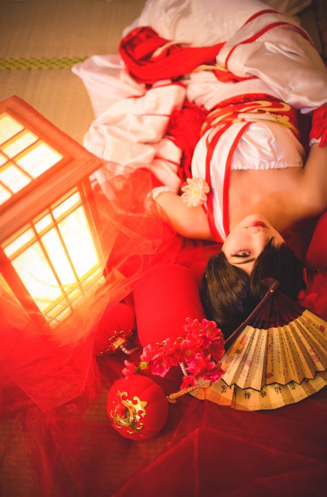 Cosplay福利/黑塔利亚本田菊古装美女私房cosplay福利图片