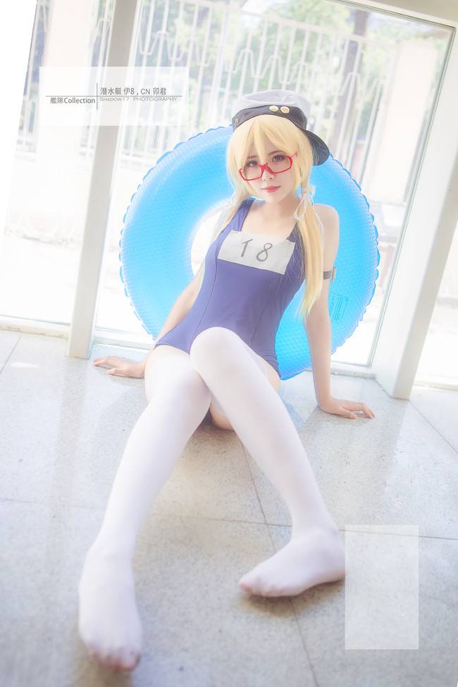 Cosplay福利/舰队Collection 伊8萝莉白丝死库水美腿cosplay福利图片