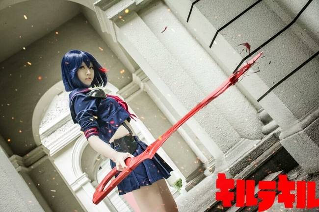 Cosplay福利/KILL la KILL缠流子美女腿玩年
