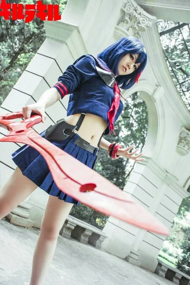 Cosplay福利/KILL la KILL缠流子美女腿玩年