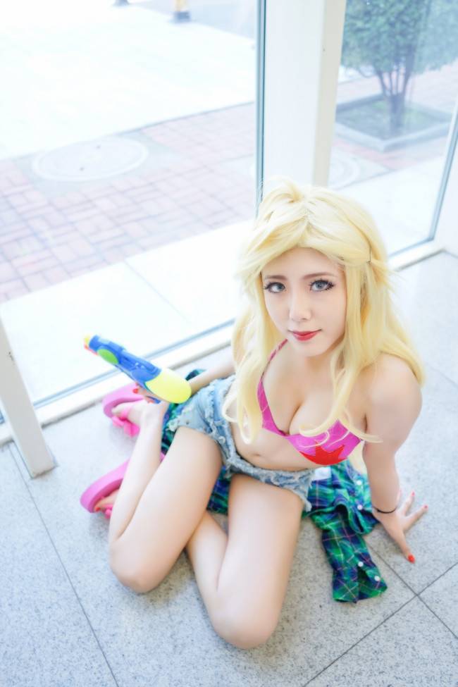 Cosplay福利/吊带袜天使Panty美女泳装性感cosplay福利