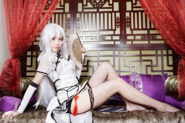 Cosplay福利/VOCALOID弱音性感旗袍美女腿控福利cosplay