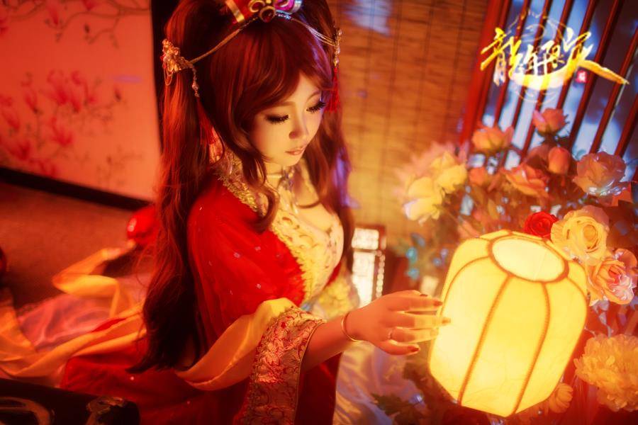 Cosplay福利/LOL英雄联盟龙年限定琴瑟仙女cos美女图片