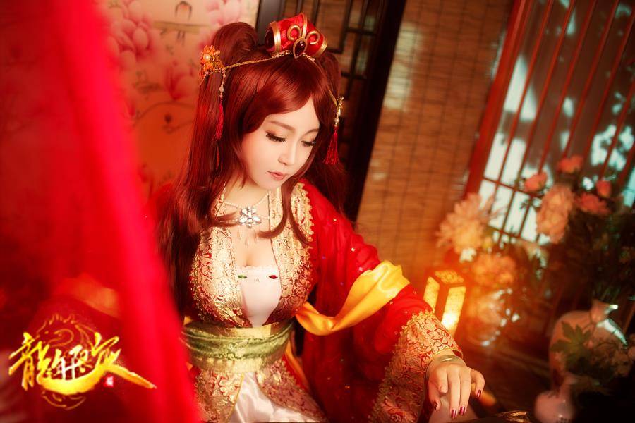 Cosplay福利/LOL英雄联盟龙年限定琴瑟仙女cos美女图片