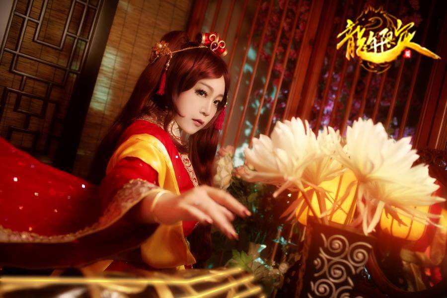 Cosplay福利/LOL英雄联盟龙年限定琴瑟仙女cos美女图片
