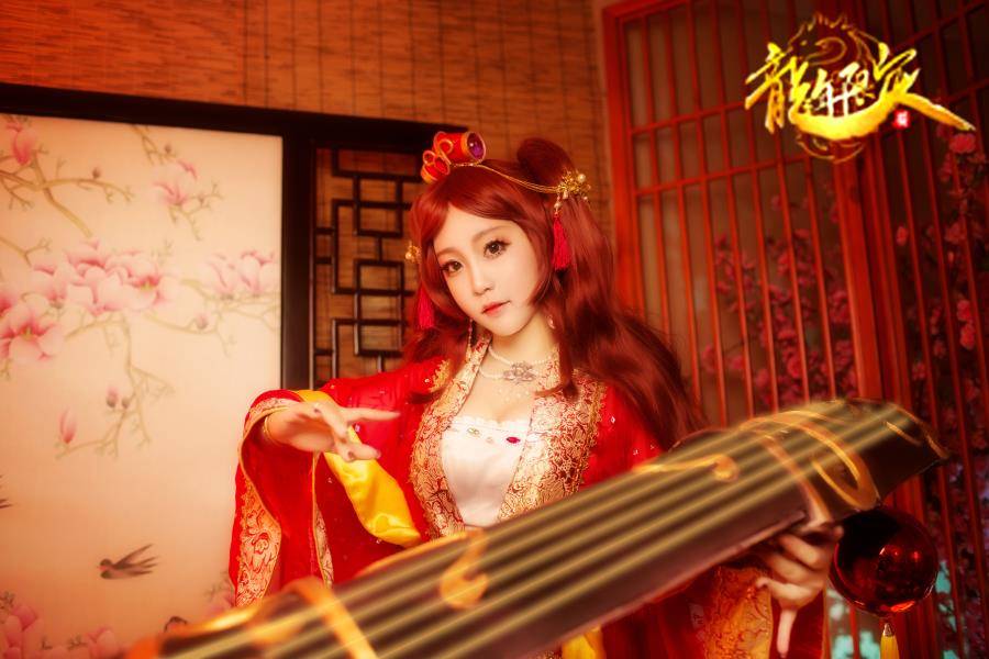 Cosplay福利/LOL英雄联盟龙年限定琴瑟仙女cos美女图片