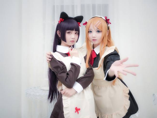 Cosplay福利/黑猫桐乃 女仆 ver. 五更琉璃 高坂桐乃