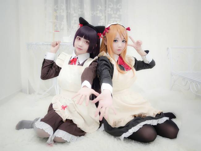 Cosplay福利/黑猫桐乃 女仆 ver. 五更琉璃 高坂桐乃