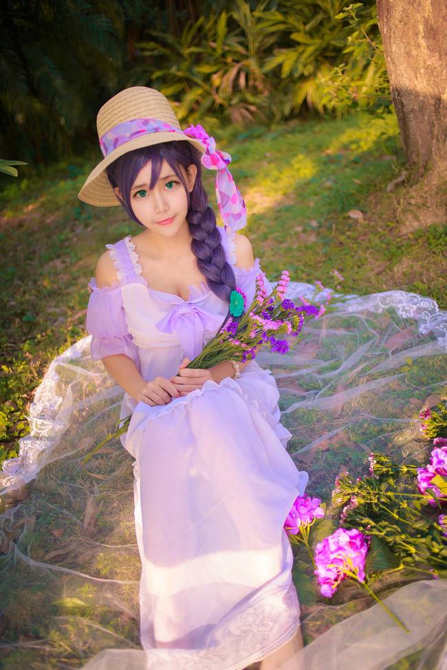 Cosplay福利/东条希白裙