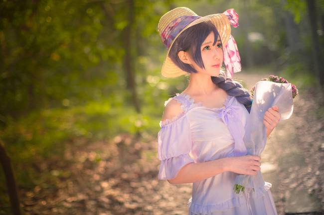 Cosplay福利/东条希白裙