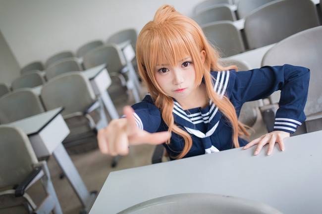 Cosplay福利/【龙与虎】逢坂大河 最终回制服ver