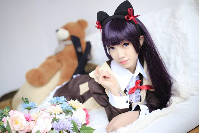 Cosplay福利/【黑猫女仆】祝自己17岁生日快乐w