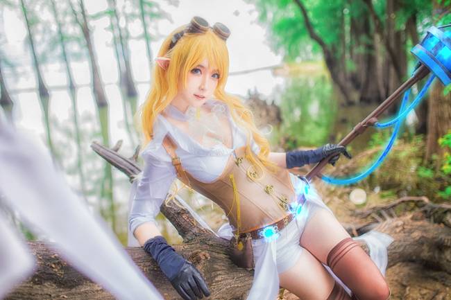 Cosplay福利/英雄联盟 风暴之怒迦娜cosplay 美女腿控福利