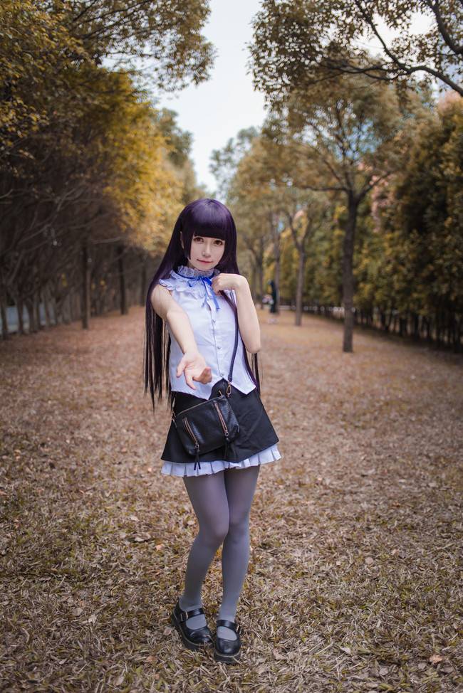 Cosplay福利/黑猫日常 性感灰丝美腿