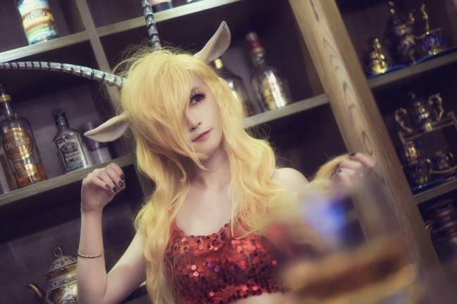 Cosplay福利/疯狂动物城 夏奇羊 性感美女腿玩年cosplay福利