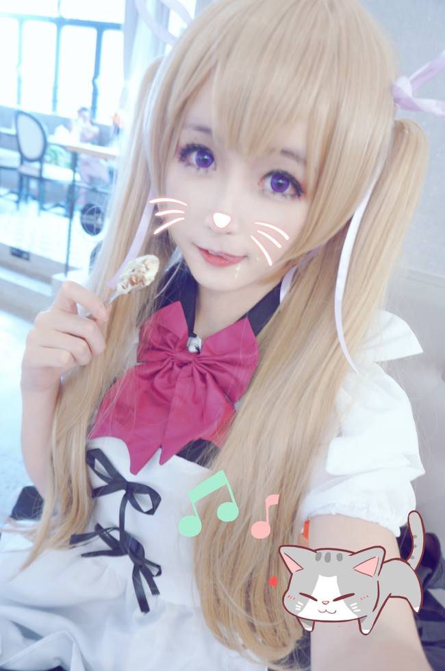 Cosplay福利/第一弹 弹弹妹 萝莉白丝cosplay美女福利