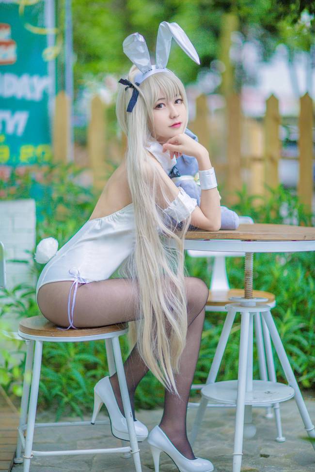 Cosplay福利/【腿控福利】缘之空 春日野穹黑丝性感cos福利图片