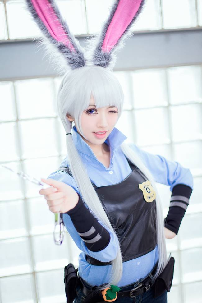 Cosplay福利/二次元妹子cos疯狂动物城朱迪（一）