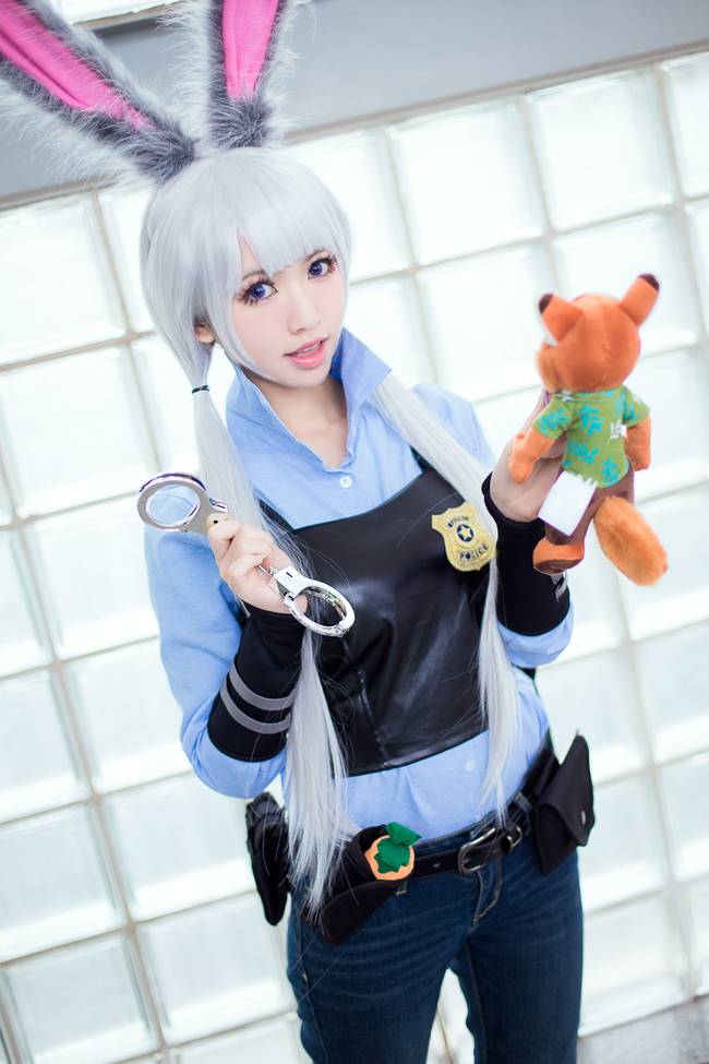 Cosplay福利/二次元妹子cos疯狂动物城朱迪（一）