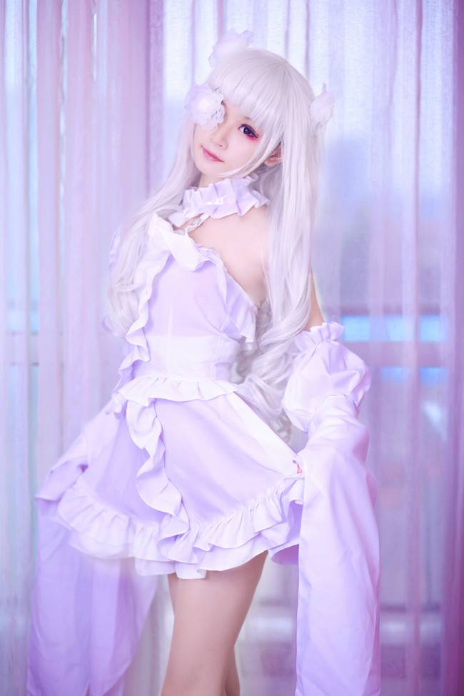 Cosplay福利/蔷薇少女 雪华绮晶 次元萝莉白丝cosplay福利