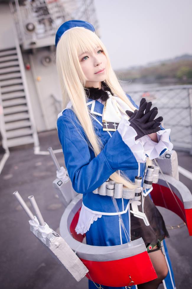 Cosplay福利/舰队Collection爱宕御姐黑丝COS
