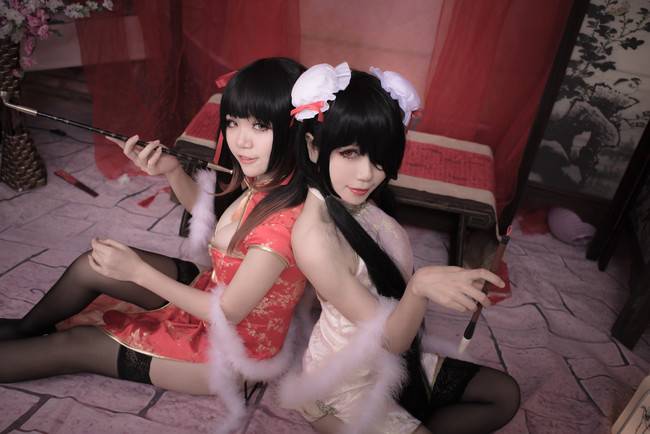 Cosplay福利/狂三同人旗袍