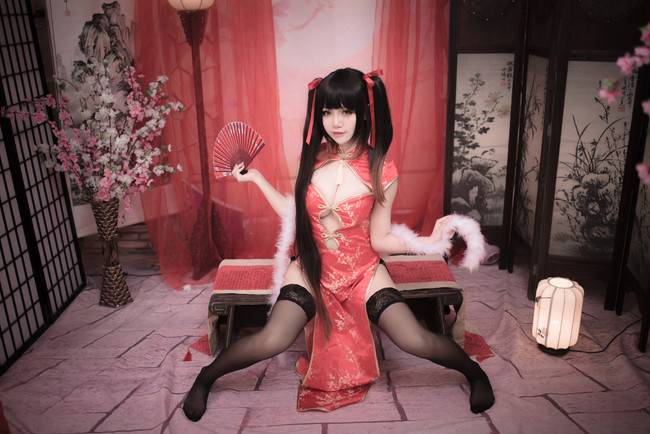 Cosplay福利/狂三同人旗袍