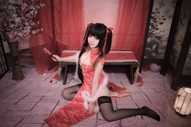 Cosplay福利/狂三同人旗袍