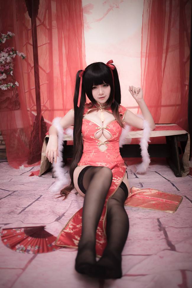 Cosplay福利/狂三同人旗袍