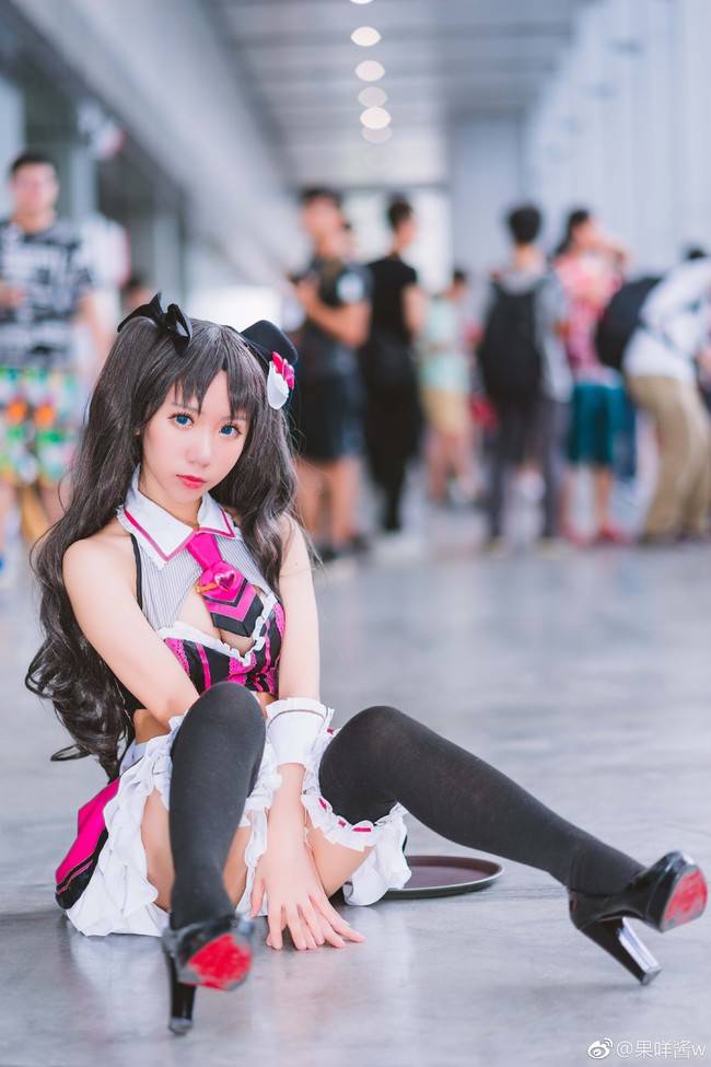 Cosplay福利/女仆远坂凛 场照