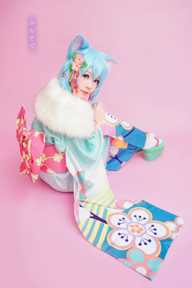 Cosplay福利/刀剑神域 朝田诗乃 萝莉和服少女 cosplay福利