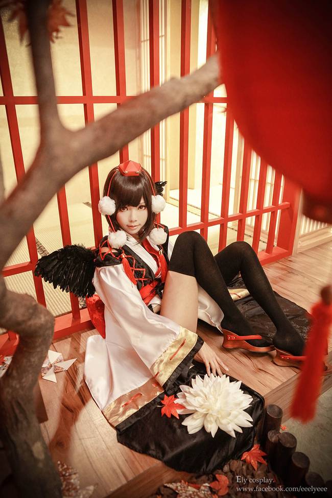 Cosplay福利/东方Project射命丸文 萝莉黑丝cosplay福利