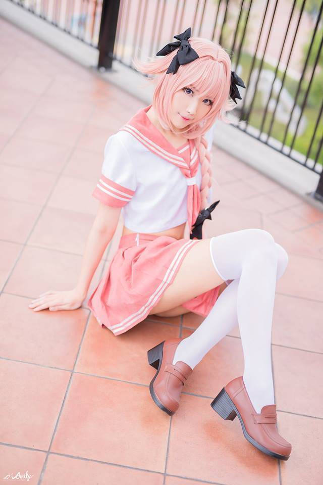 Cosplay福利/白丝过膝袜 Fate/Grand Order 阿斯托尔福COSPLAY cn:KaYa-萱